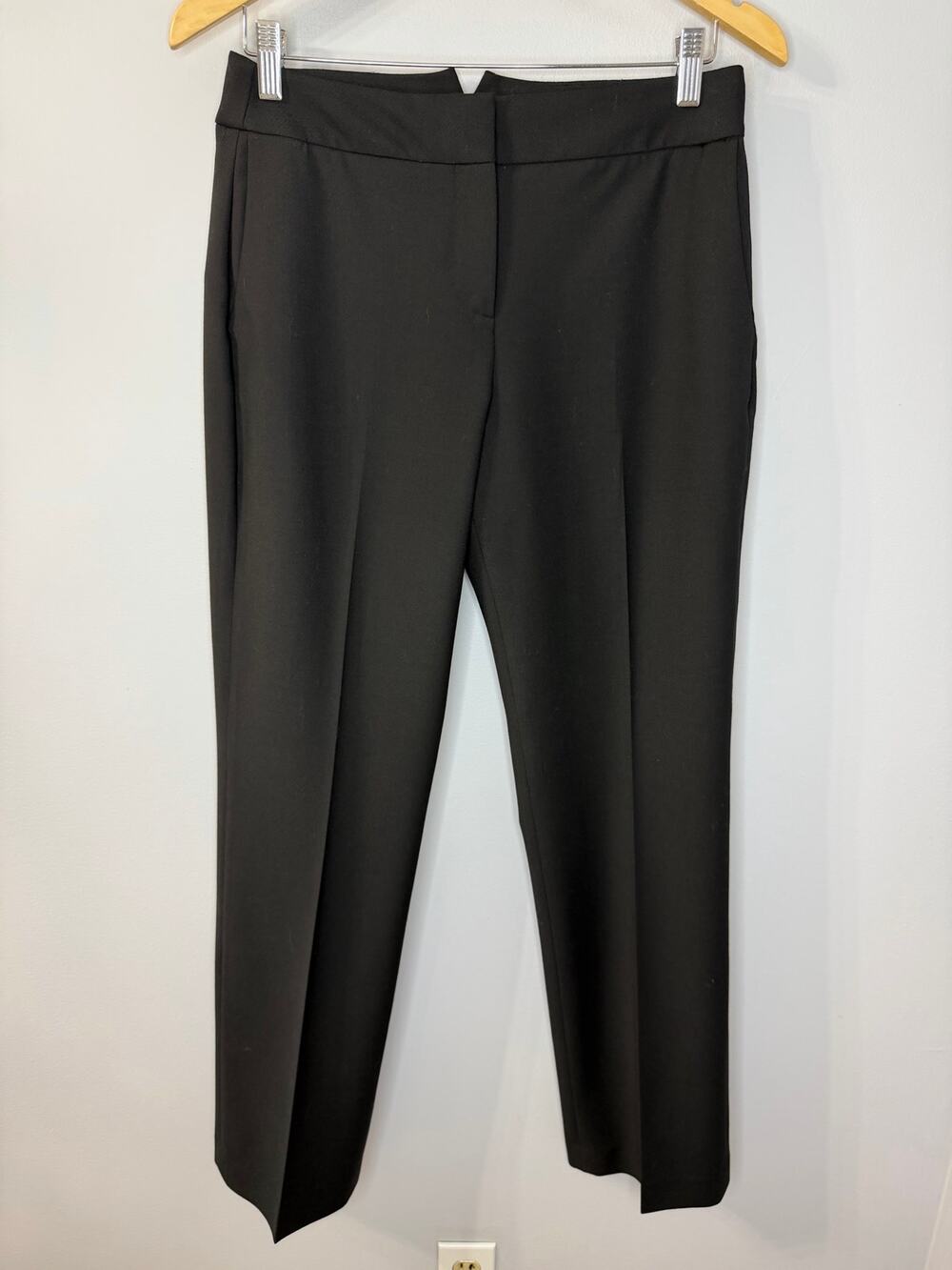 Reiss Esther Wool Straight Tailored Pants Classic Casual Wardrobe Sz 8